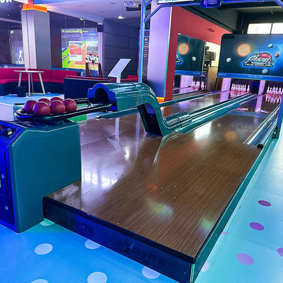 Good price Complete Indoor Bowling Alley Set with 2000kg Weight and 590X240X240cm Size for Entertainment and Playground online
