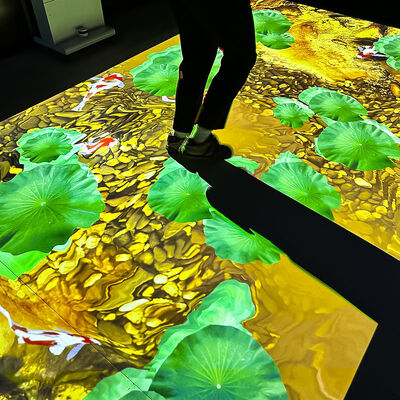 Good price High Precision Low Cost Portable Interactive Floor Projection Ground Projection Machine with 4000 Lumens and 80+ Games online