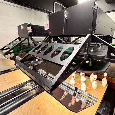 Good price Coin Operated Bowling Machine with Rubber and Wooden Materials for Indoor Entertainment 2000 kg Capacity online