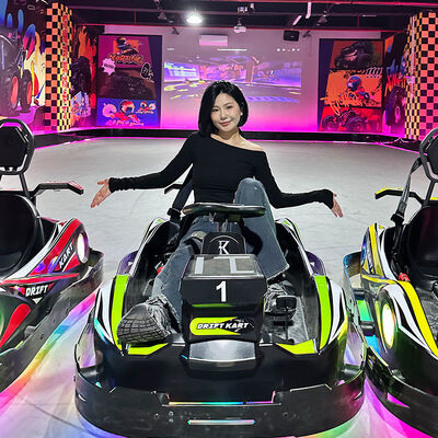 Good price Ground Projection Entertainment Hall Kart Entertainment Experience Center Upgrade Live Action Kart Game With High Quality online