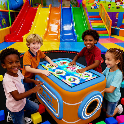 Good price PVC Material Interactive Touch Screen Table with 10 Game Modes and 970mm*608mm*500mm Size for Children's Digital Amusement online