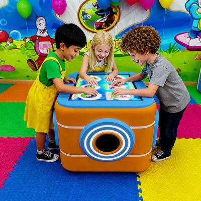 Good price Children's Interactive Touch Game Table with Multi-touch Screen and Educational Animation Display for Indoor and Outdoor Use online