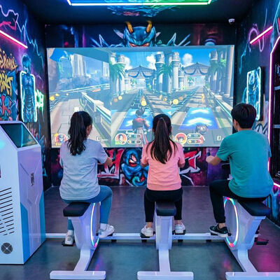 Good price 2026 Model Interactive Projection Cycling with Dynamic Resistance and AR Games for Indoor Entertainment online