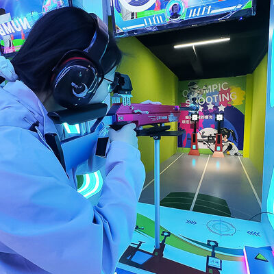 Good price Indoor Commercial Coin Operated Shooting Arcade Machine with Olympic Shooting Simulation for Multiple Players online