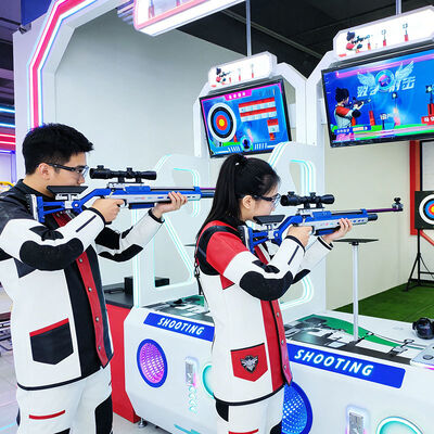Quality Indoor Commercial Use Laser Shooting Simulator with Adjustable Stabilizing Bracket for Multiple Players factory