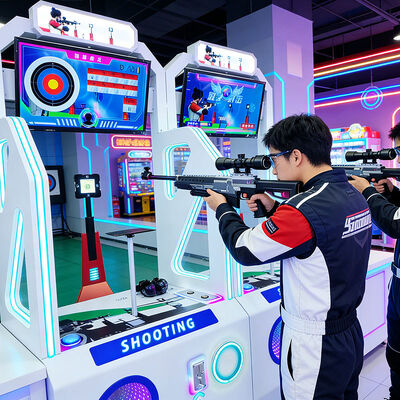 Good price Coin Operated Laser Shooting Game Machine, Red Dot Target Simulator Indoor Arcade Games, Interactive Electronic Sport Entertainment Equipment for Adults, Kids, Family Game Room online