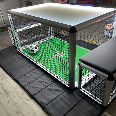 Quality Quality Certification Subsoccer Table 2 Person Football Game Indoor Double Sports Competition Party With Titanium Alloy Chair factory