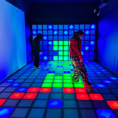 Good price 30x30cm RGB Interactive LED Floor Game with 1000 Levels for Shopping Malls and Playgrounds online