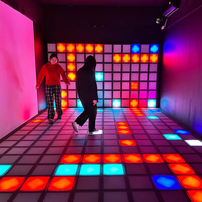 Good price Interactive LED Floor with 30x30cm RGB Tiles and Multiplayer Game Modes for Entertainment online