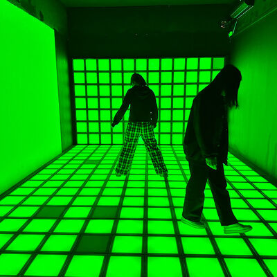 Good price 30x30cm RGB Lighting Pressure Sensing Interactive LED Floor Game for Kids and Events online