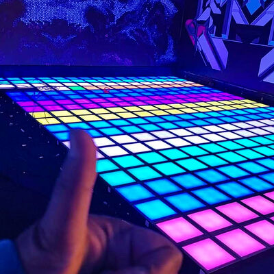 Good price 30x30cm RGB Color Interactive LED Floor with 1000+ Game Levels for Indoor Entertainment online