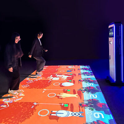 Good price SAIO Next-Gen 5000 Lumens Interactive Floor Projector with 40+ Games and Plug-and-Play Mobility online