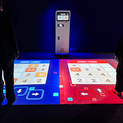 Good price 5000 Lumens Mobile Interactive Floor Projector with 40+ Games and Plug-and-Play Deployment online