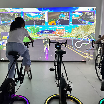 Good price Interactive Projection Bike with 3500 Lumens Brightness and 1280*800 Resolution for Lifetime Free Game Updates online