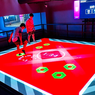Quality Interactive LED Dance Floor with Real-Time Motion Tracking and 1000+ Game Levels for Multiplayer Modes factory