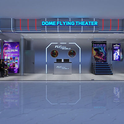 Quality Large Dome Flying Theater with Matrix Seating and 360-degree Cinematic Experience for Sports Parks factory