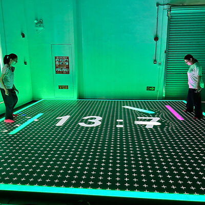 Good price Aurora Motion Interactive LED Floor Display with 8 Interactive Modes, 5m*5m Large Screen, and 100-500kg Capacity online