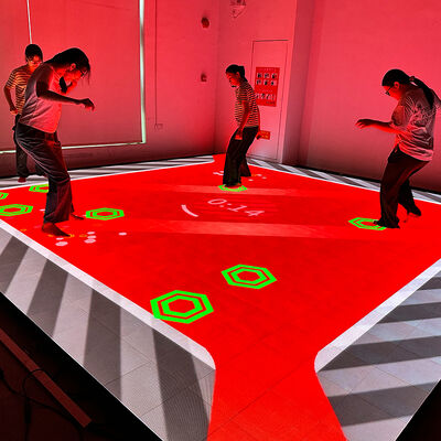 Good price Aurora Motion Interactive LED Floor Game with 75-inch Display and 6 Selectable Games for Multiplayer Team Battle online