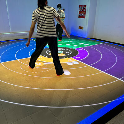 Good price Aurora Motion Interactive LED Floor Game System with Touchscreen Console for 25sqm Areas and 6 Selectable Games online