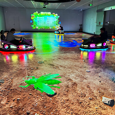 Good price Customized Design Ground Projection Interaction Bumper Car with 8 Built-in Games and 36V Battery for Theme Parks online
