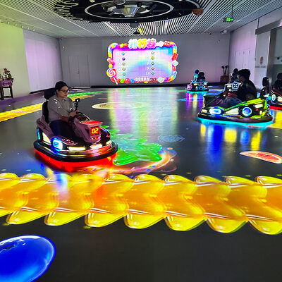 Good price Customized Layout Ground Projection Interaction Bumper Car with 8 Built-in Games and 36V Battery for Shopping Malls online