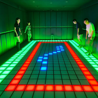 Good price 2-Year Warranty Interactive LED Floor with 280+ Game Levels and 100-900 Pcs Modular Layout for LED Game Floor online