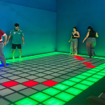 Good price Interactive LED Floor with 280+ Game Levels and RGB LED, Modular 100-900 Tiles LED Game Floor for F1 Fan Zones and Special Events online